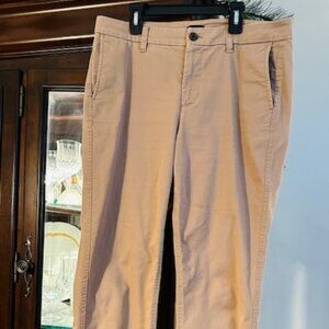 J. Crew Khaki Chinos Pants.  Cotton Blend.  Size 8.  Straight Leg.